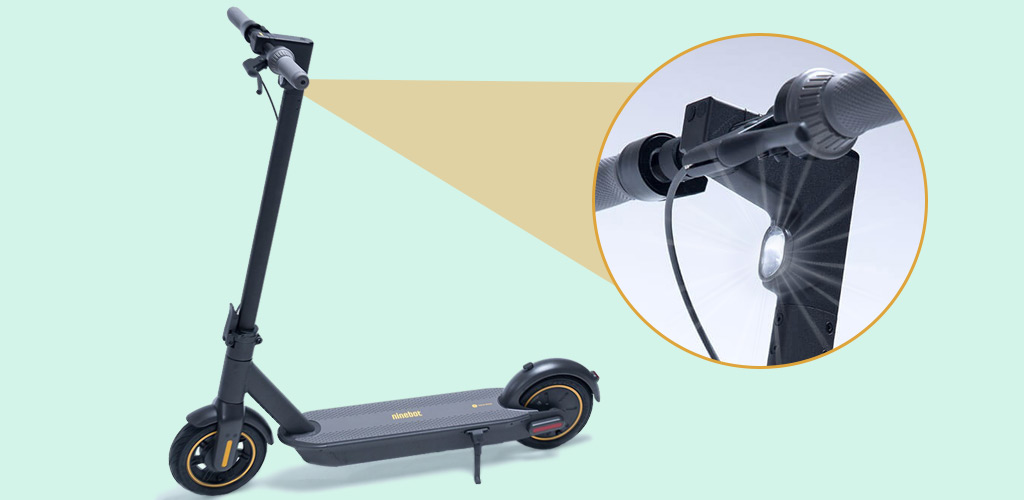 Электросамокат Ninebot KickScooter MAX - Светодиодная подсветка
