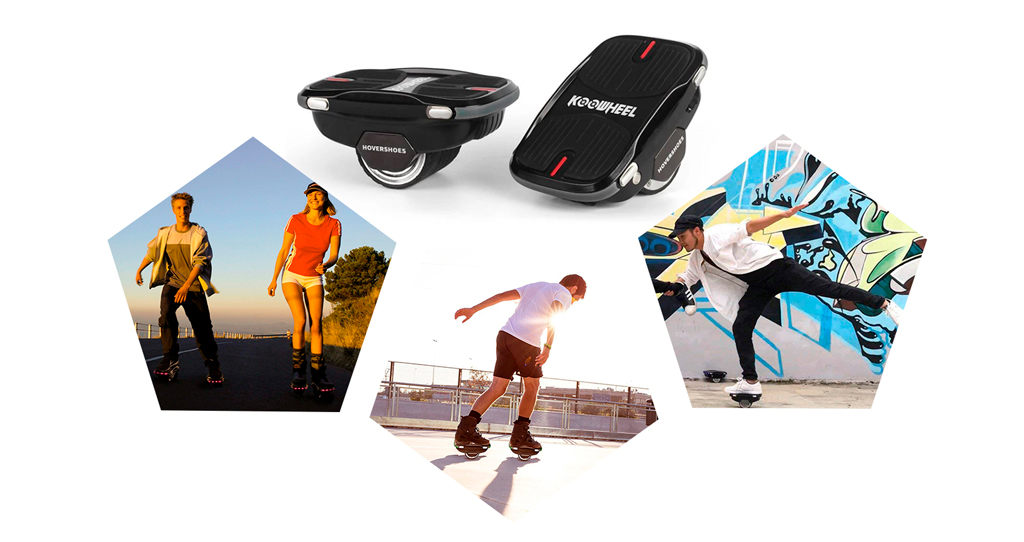 Гироскутер Koowheel Hovershoes позволит Вам проехать до 10 километров пути на одном заряде батарей