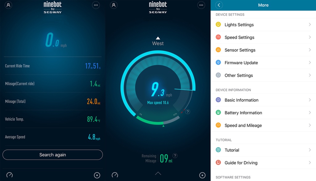 Ninebot by Segway KickScooter Es2 – приложение для Android и iOS