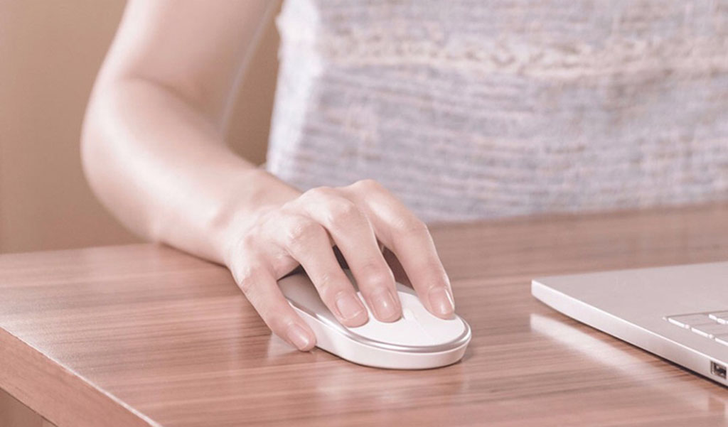 Беспроводная мышь Xiaomi Mi Mouse Bluetooth - gold -компактная