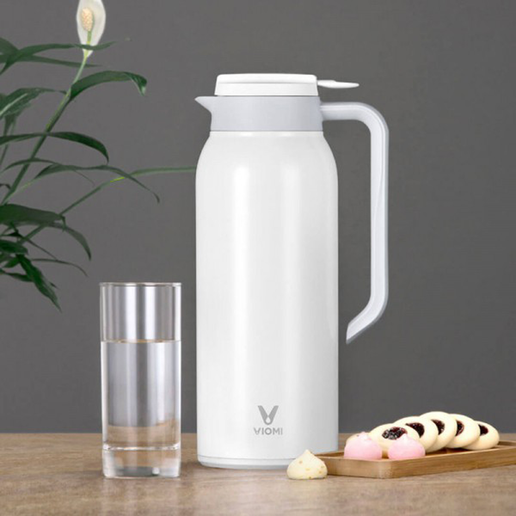 Термос Xiaomi Viomi Steel Vacuum Pot 1.5L – термос с резервуаром для воды из нержавеющей стали объемом 1,5 литра. 
