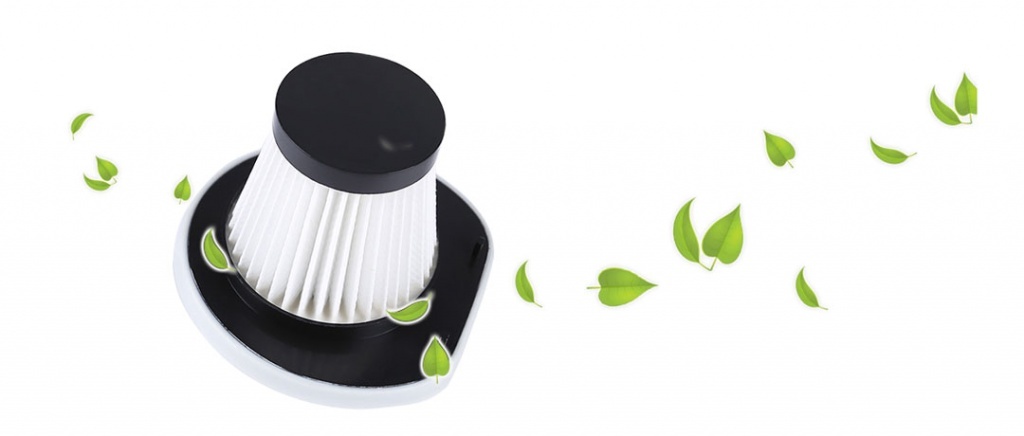 Автомобильный пылесос CARCAM Vacuum-1 white - HEPA-фильтр