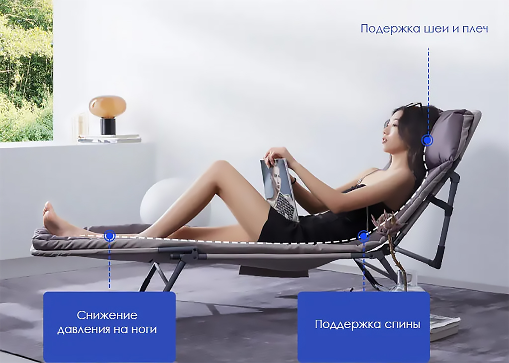Xiaomi 8H Outdoor Dual-Purpose Folding Bed RC Gray 5.jpg