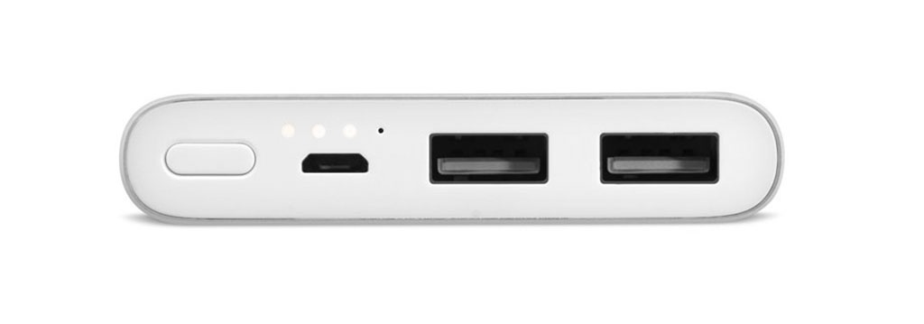 Xiaomi Mi Power Bank 10000mAh – индикатор заряда