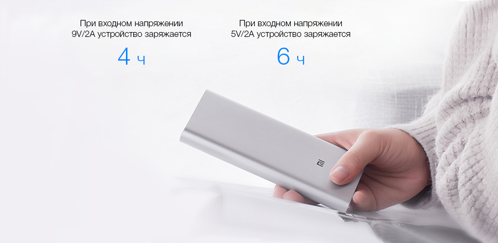 Аккумулятор Xiaomi Mi Power Bank 3 10000 mAh black - Быстрая зарядка через USB-C