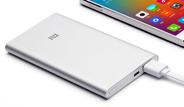 Xiaomi Mi Power Bank 5000mAh Silver ультратонкий аккумулятор