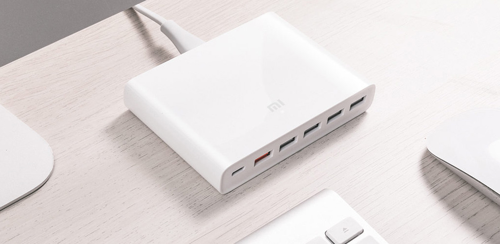 Зарядное устройство Xiaomi Millet USB 60W Fast Charger (CN) - 4 универсальных порта