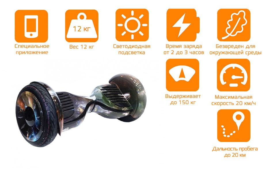 Гироскутер CARCAM 10.5 Cosmostar