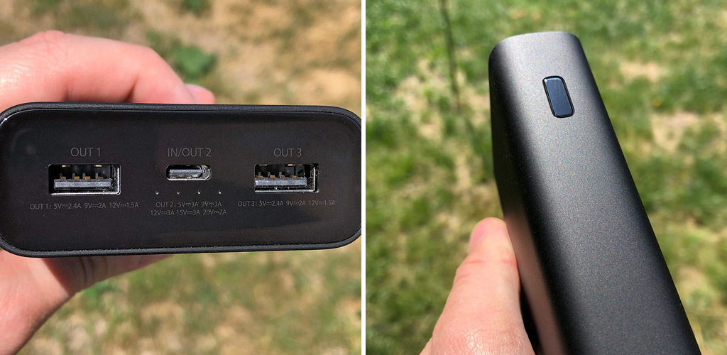 Аккумулятор Xiaomi Mi Power Bank 3 20000mAh black - Индикатор заряда