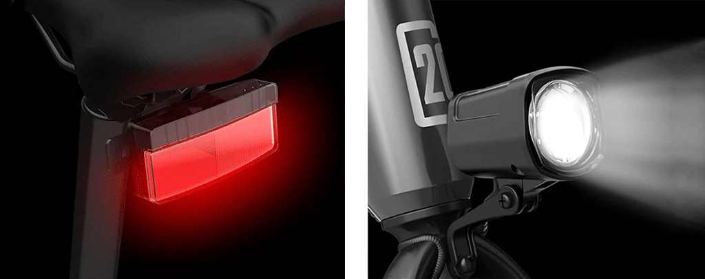 Xiaomi Himo C20 Electric Power Bicycle - LED-фонарь