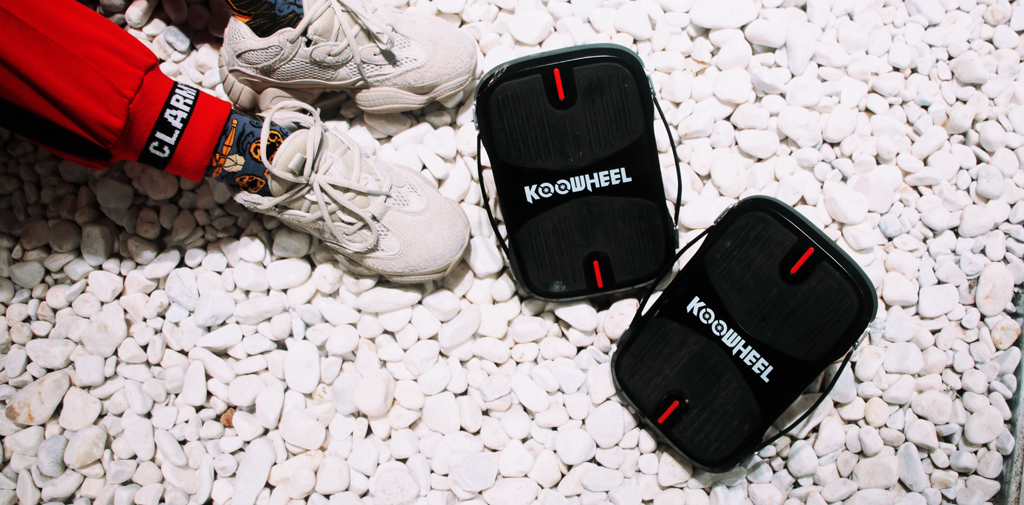 Гироскутер Koowheel Hovershoes с колесами диаметром 3.5’’ с противоскользящим протектором
