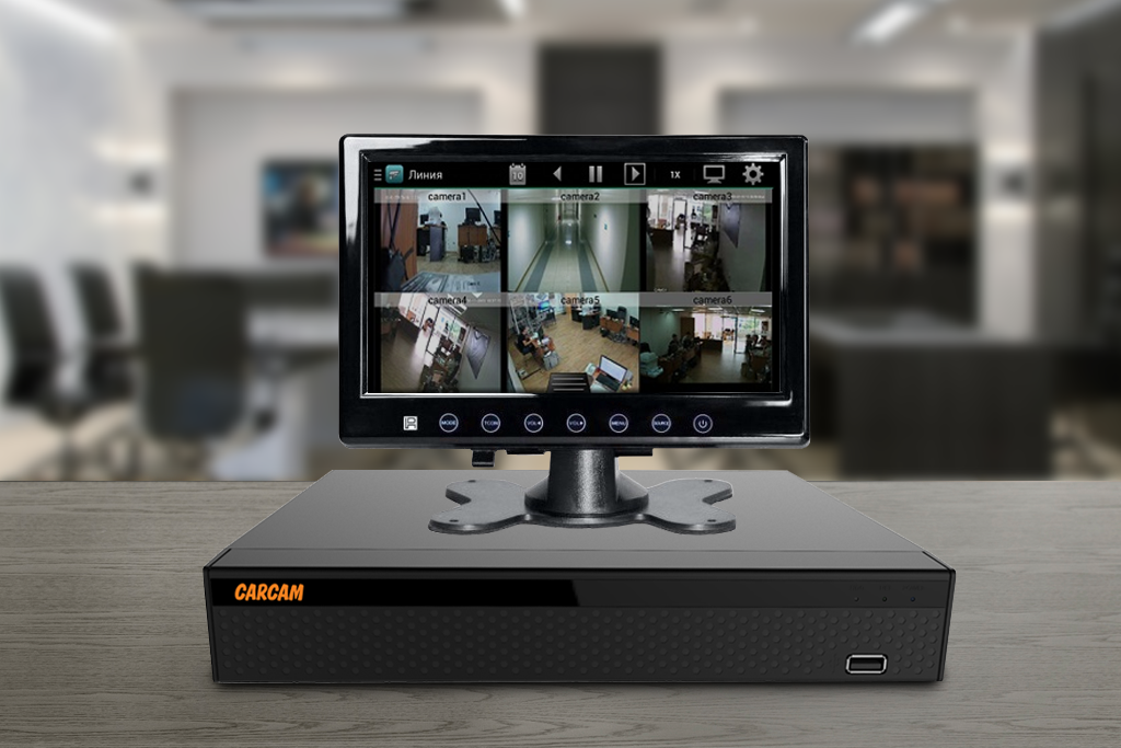 CARCAM Display 7A - ПОДКЛЮЧЕНИЕ К СИСТЕМАМ ВИДЕОНАБЛЮДЕНИЯ