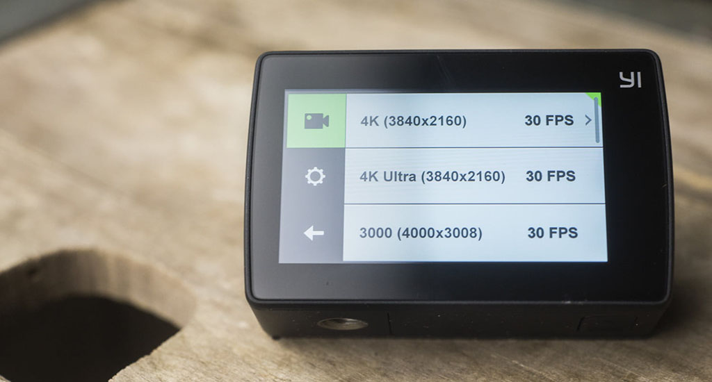 Экшн-камера YI 4K Action Camera - Съемка в разрешении 4К