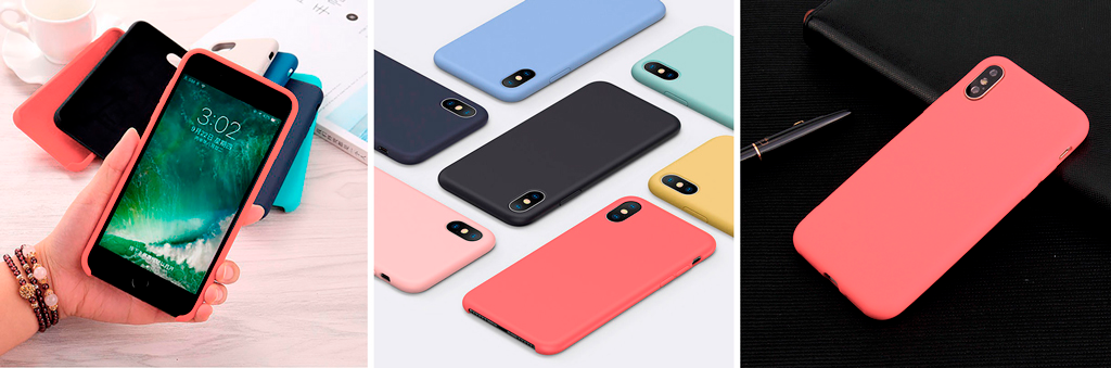 Чехол iPhone 8 plus Silicon Case ультратонкий чехол розового цвета, выполненный из высокопрочного силикона