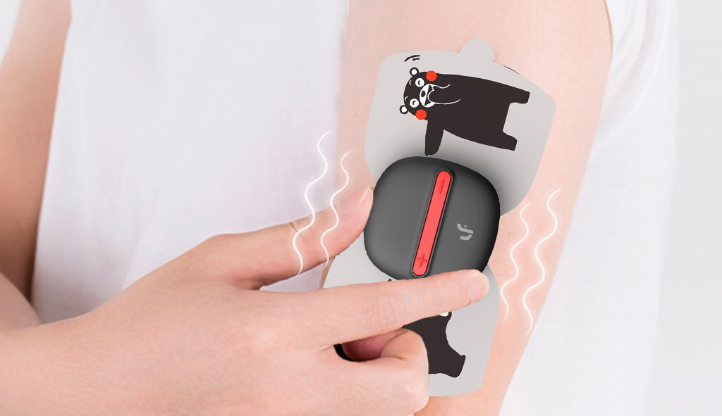LERAVAN Mi Home Electrical TENS Pulse Therapy Massage Machine Black использует популярную в физиотерапии технологию TENS