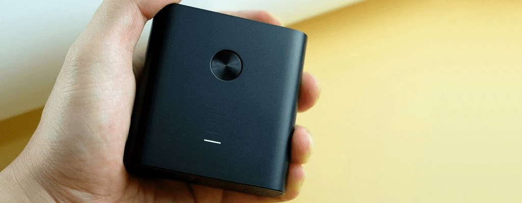 ZMI Power Bank 6500mAh Black – Индикатор заряда