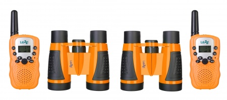 Купить Комплект раций и биноклей Levenhuk LabZZ WTT10 Orange