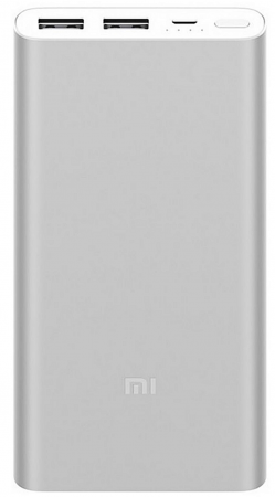 Купить Аккумулятор Xiaomi Mi Power Bank 10000mAh Silver (PLM09ZM)