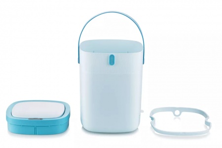 Купить Умное мусорное ведро Xiaomi Ninestars Foot Sensor Trash Can 12L  (DZT-12-36SJT) Blue