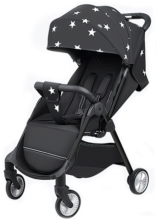 Купить Детская коляска Xiaomi Mibabe Qborn Easy Folding Stroller Black (TQ03SS)