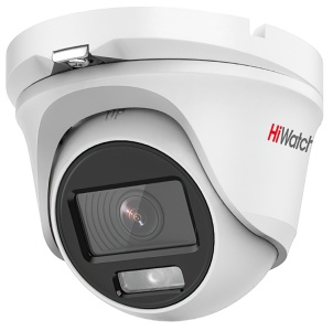 Купить 2Мп купольная HD-TVI-видеокамера с технологией ColorVu HiWatch DS-T203L (3.6 mm)