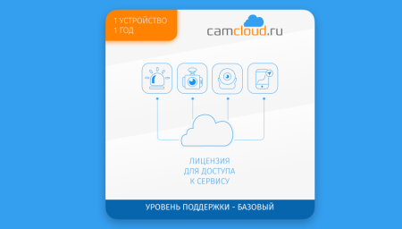 Купить Лицензия Camcloud на 1 год / тариф "Базовый" (1000₽ в мес.)