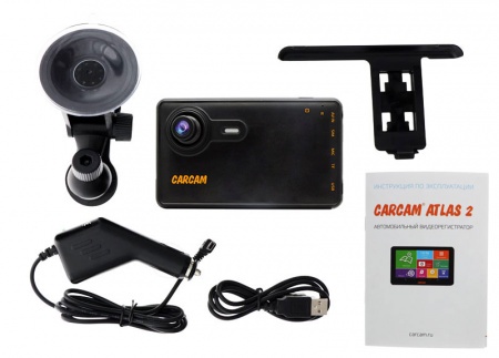 Купить Видеорегистраторc с GPS навигатором CARCAM ATLAS 2
