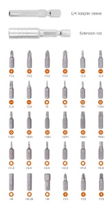 Купить Xiaomi Cordless Electric Screwdriver Set 35in1 (XM882047) Gray