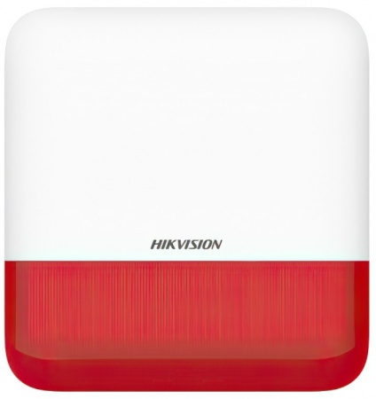 Купить Беспроводная уличная сирена Hikvision DS-PS1-E-WE Red