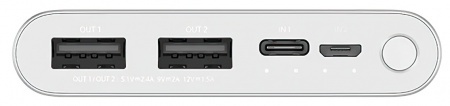 Купить Внешний аккумулятор Xiaomi Mi Power Bank 3 10000 mAh Silver (PLM13ZM)