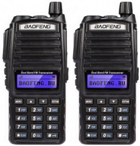Купить Комплект раций Baofeng UV-82 2шт.