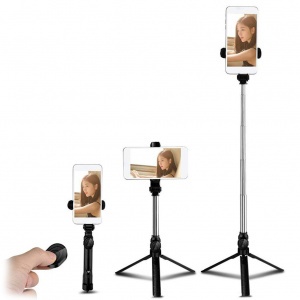 Купить Трипод Selfie Stick Tripod Bluetooth XT-10 Pink