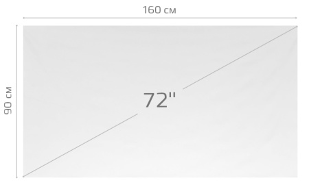 Купить Экран полотно Mivo Projector Screen 72" (M72A)