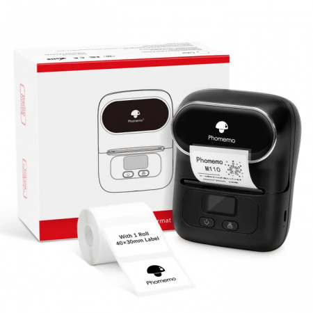Купить Мини-термопринтер Phomemo M110 Black