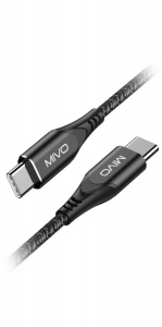 Купить Кабель для быстрой зарядки Mivo MX-13T 6A 120W Type-C-Type-C 1m