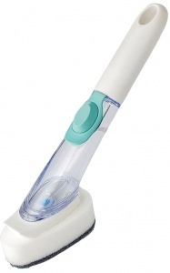 Купить Щетка для мытья посуды с дозатором Xiaomi Automatic Liquid Adding Pot Brush 44ml White
