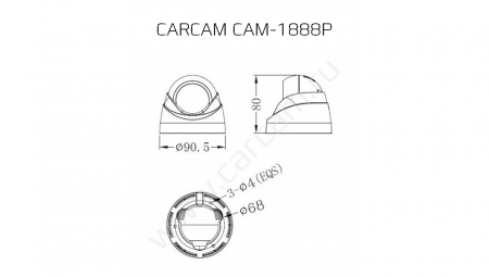 Купить IP камера видеонаблюдения CARCAM CAM-1888P