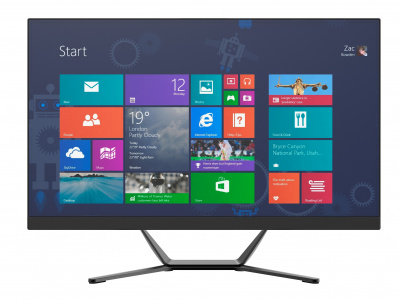 Купить 23.8" IPS FullHD All in One PC Intel Celeron N100 RAM 16GB, SSD 512GB, Win11 Black