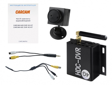 Купить Комплект видеонаблюдения 4G/LTE CARCAM HDC-DVR 4G KIT 1