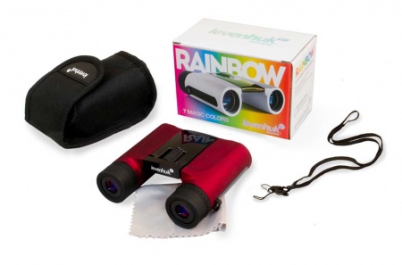Купить Бинокль Levenhuk Rainbow 8x25 Red Berry