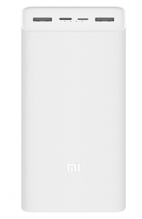 Купить Внешний аккумулятор Xiaomi Mi Power Bank 3 30000 mAh White (PB3018ZM)