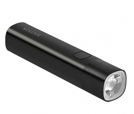 Купить Портативный фонарик Xiaomi Solove X3S Portable Flashlight Power Bank Black