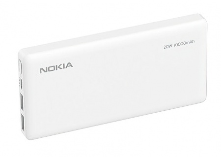 Купить Внешний аккумулятор Nokia Power Bank P6203-1 10000mAh White