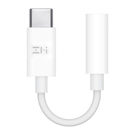 Купить Адаптер  Xiaomi ZMI Type-C/Jack 3.5mm White (AL71A)