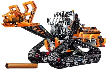 Купить Конструктор Бульдозер Technology Orange (814 деталей)