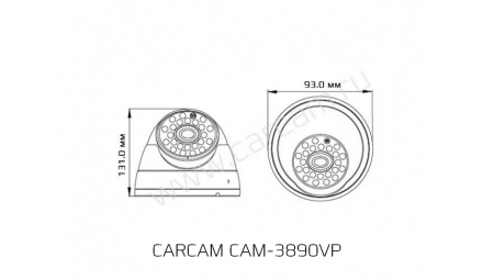 Купить IP камера видеонаблюдения CARCAM CAM-3890VP