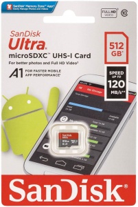Купить Карта паямяти SanDisk Ultra 512GB microSDXC Class 10 (SDSQUA4-512G-GN6MN)