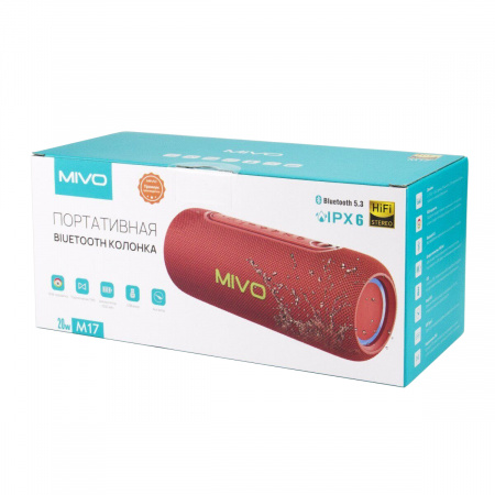Купить Портативная колонка Mivo M17 Red