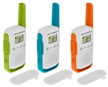 Купить Комплект раций Motorola Talkabout T42 Triple зеленый/голубой/оранжевый