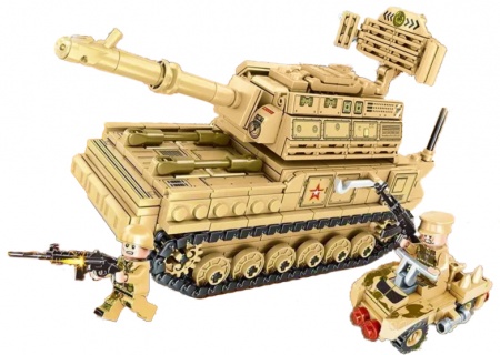 Купить Конструктор Танк LWCK Flourishing Age Strengthen the Army (526 детали)